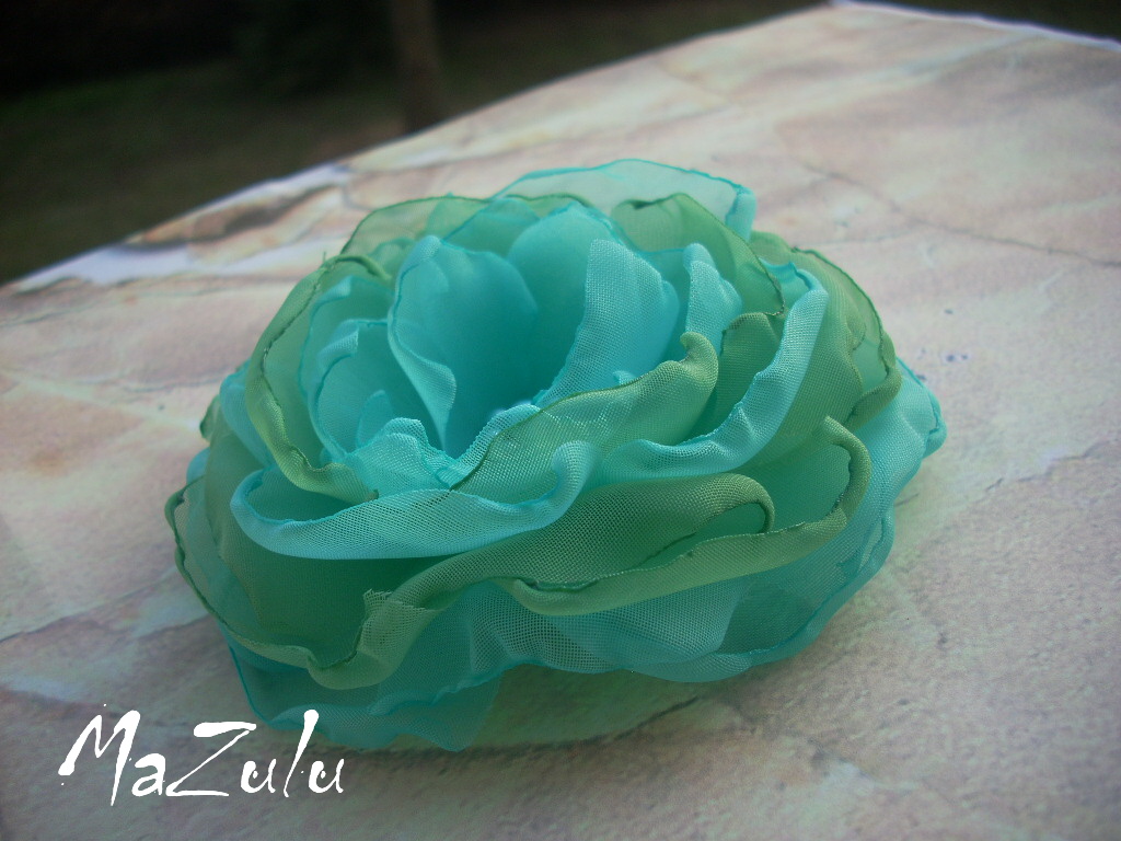 tyrkysovo♥zelená brožka