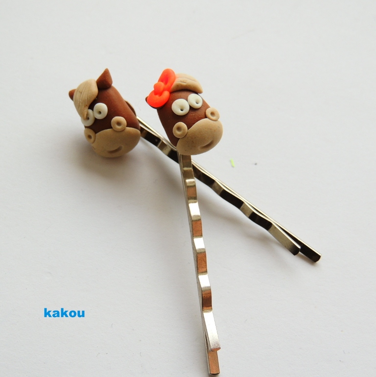 2 ks sponky - koníci 