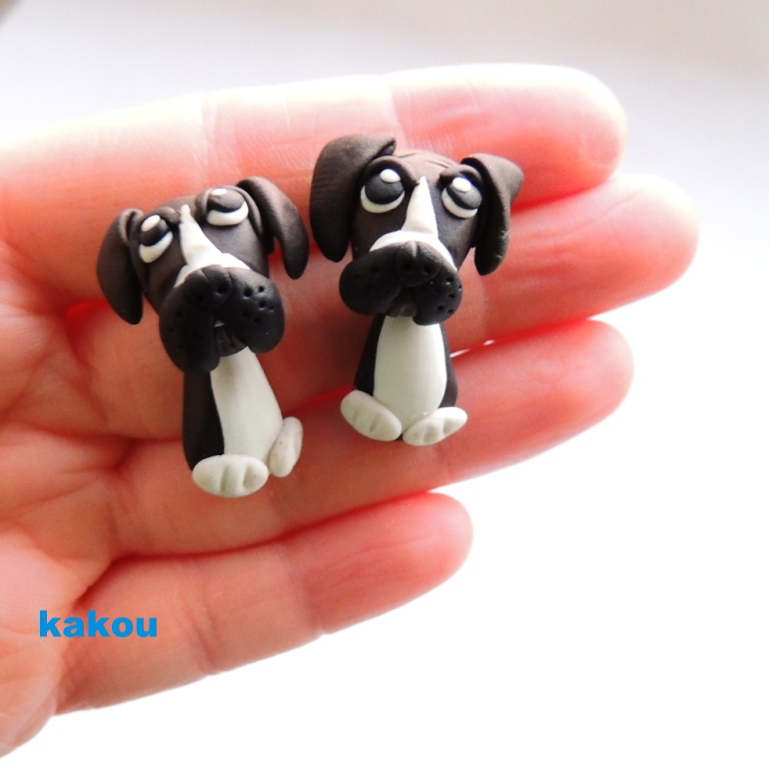 náušnice boxer žíhaný 1