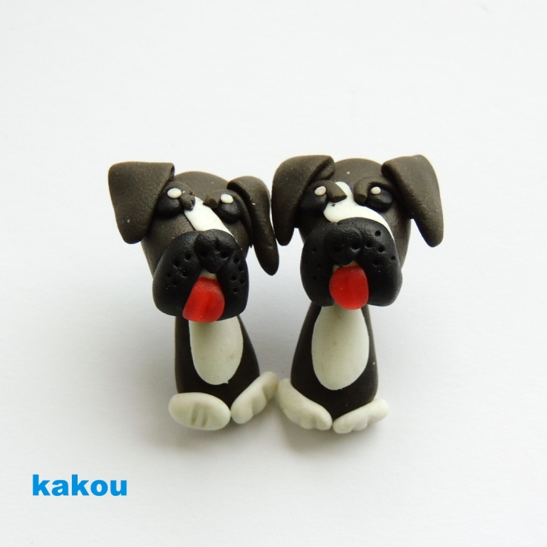 náušnice boxer žíhaný 5 