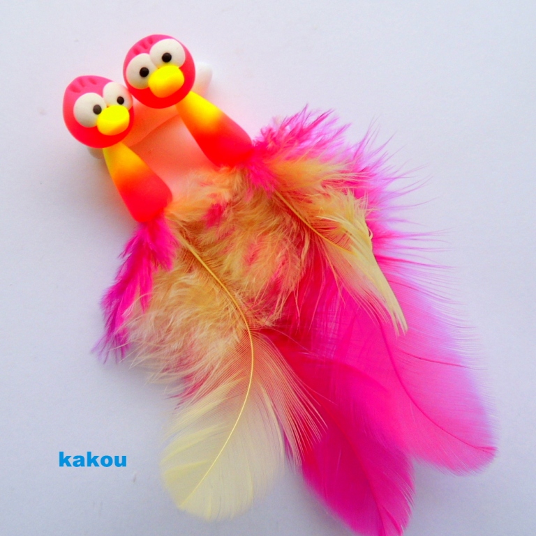 papoušci růžovo žlutí