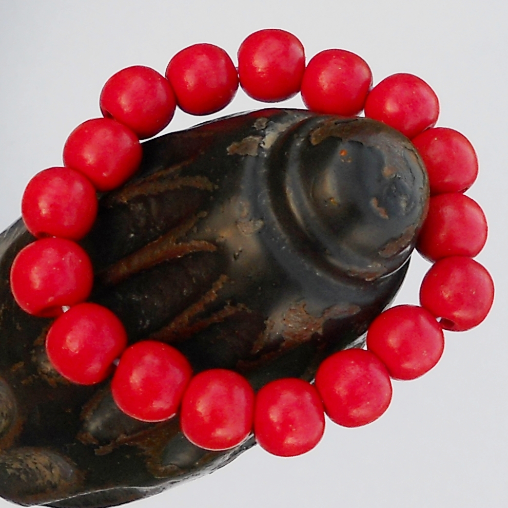 náramek - dřevěné korálky