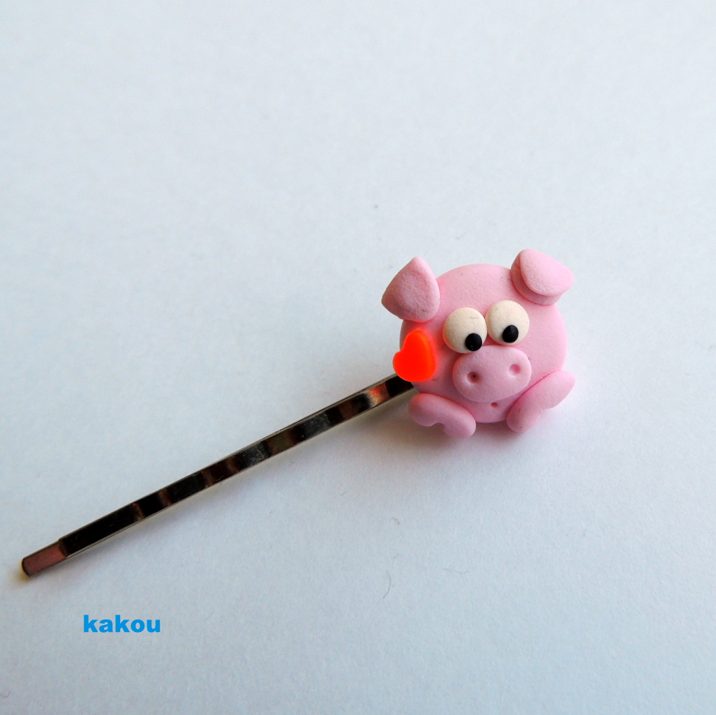 1 ks sponky s ozdobou