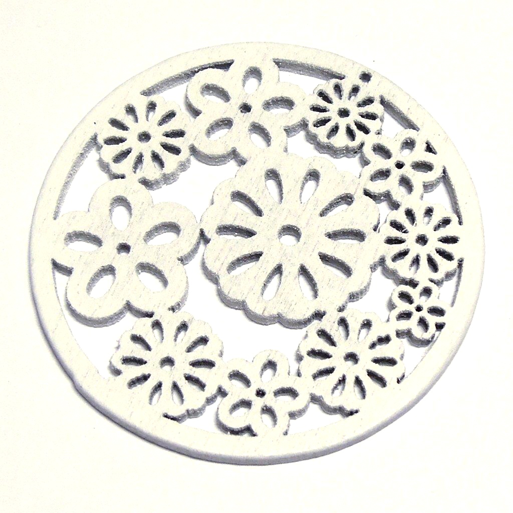 Dřevěný filigrán - 2 ks 