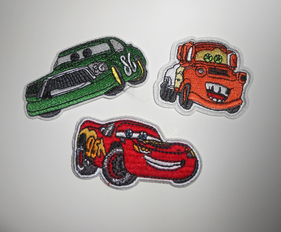 Nážehlovačky - Cars malé