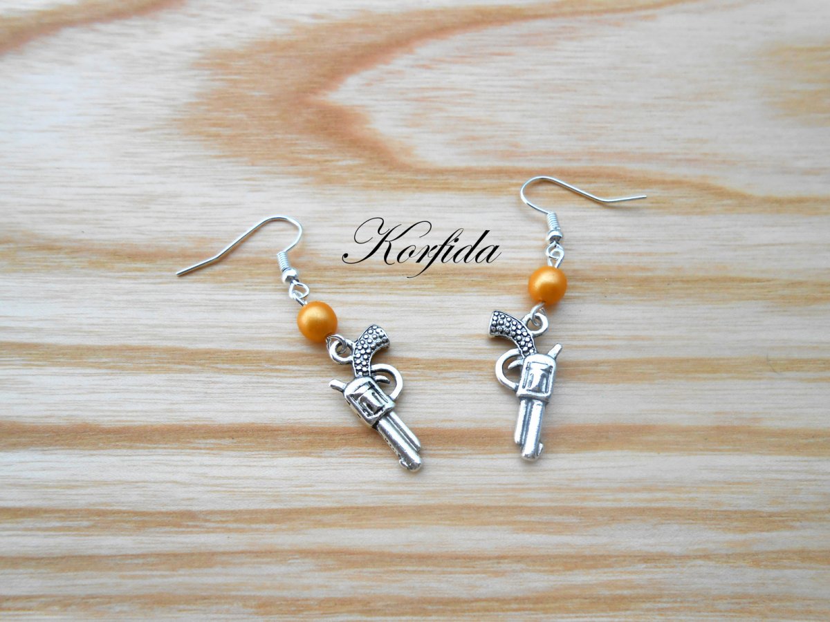 Náušnice zbraň (253/16)