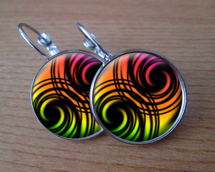 COOL VISACÍ NÁUŠNICE - Duhové tornádo