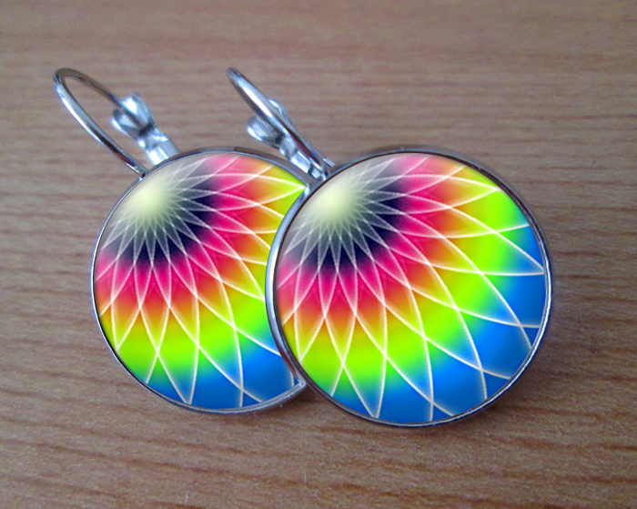 COOL VISACÍ NÁUŠNICE- Duhovky 6