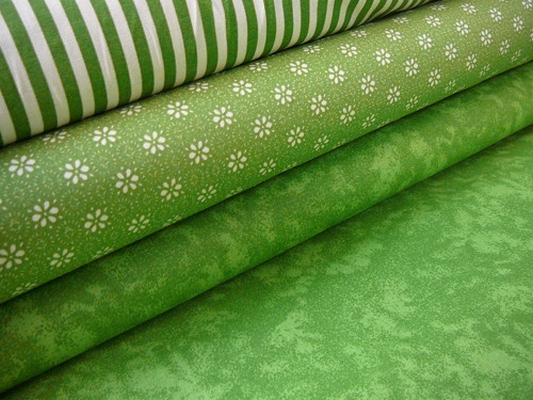 Bavlněná látka - metráž - zelený mramor - š. 140 cm