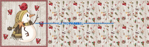 Panel - varianta bavlna,úplet či letní softshell  50x145cm/úplet 157cm, 139cm soft   224-30