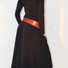 Černé šaty se zvonovou sukní