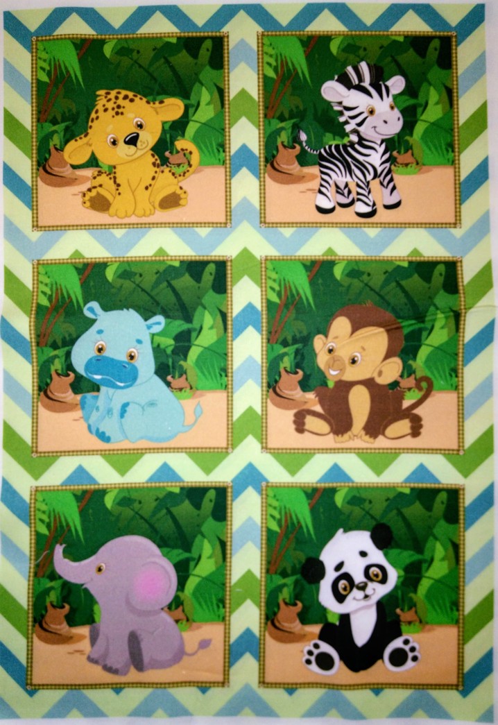 BAVLNĚNÝ PANEL - SADA 27,5 x 39,5 cm 6DG19