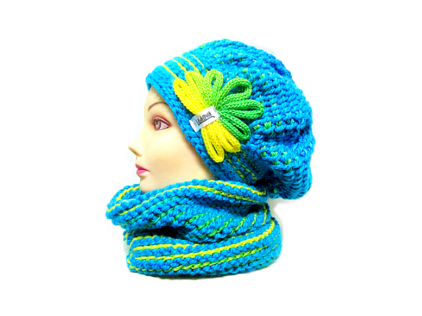 SOUPRAVA BARETKY A NÁKRČNÍKU / dvojnit