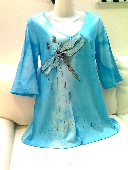 tunika s vážkou