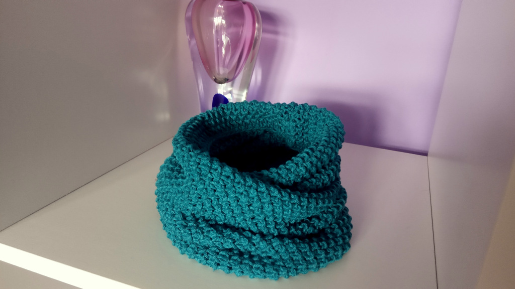 Nákrčník dětský "Petrolejka tmavá"