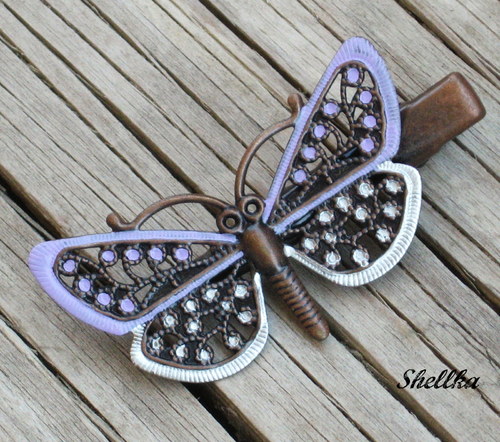 Spona do vlasů motýlková 7