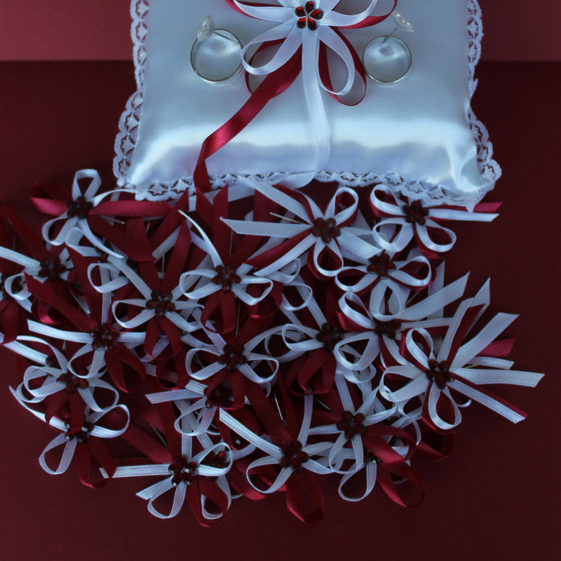 Svatební sada - BORDÓ svatba