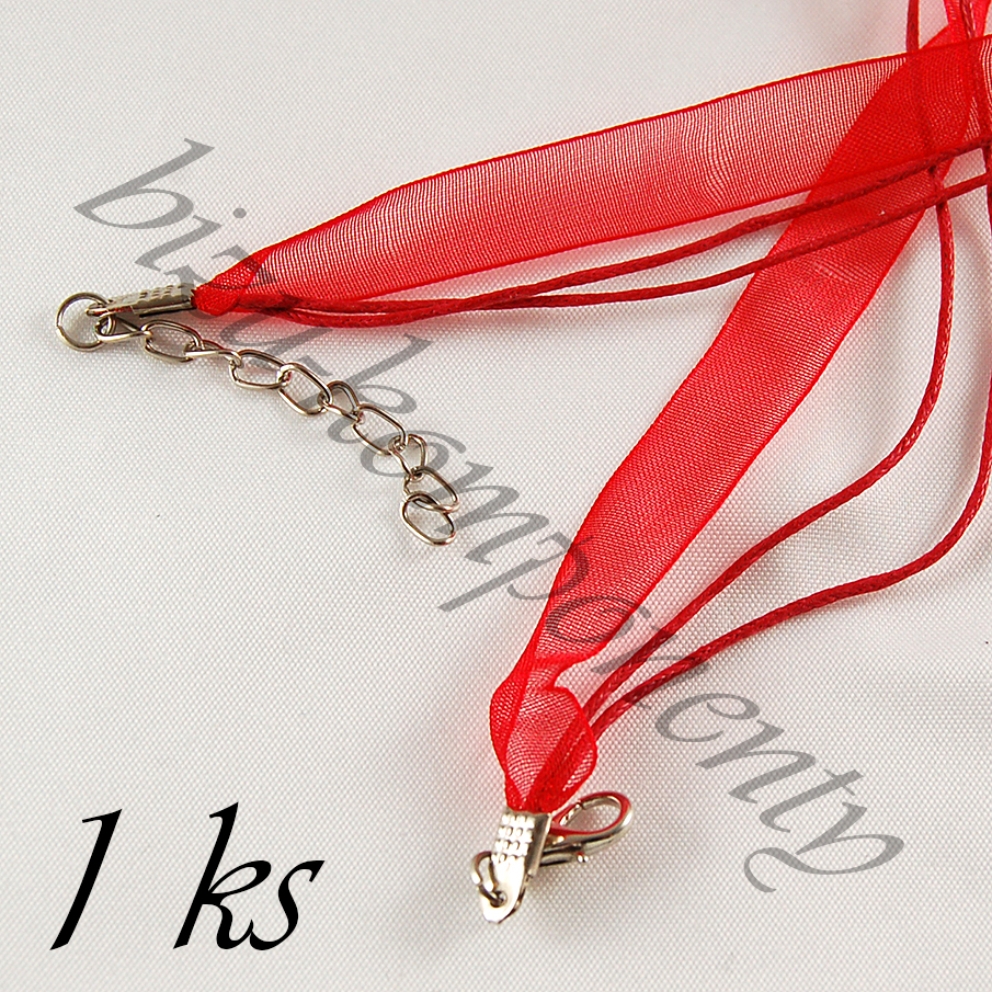 Červený náhrdelník (40 3004)