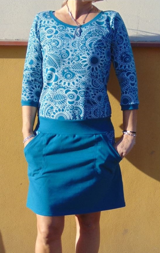 Šaty omalovánka - S - XXL