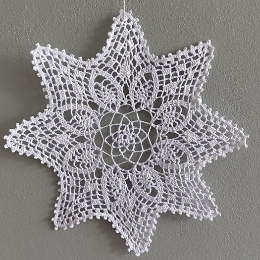 Háčkovaná mandala