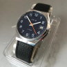 Náramkové hodinky PRIM z roku 1983, modré s datumem