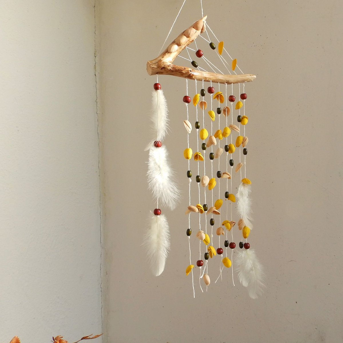 Větrohra - závěs s peřím