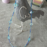 Náhrdelník skleněné diamanty