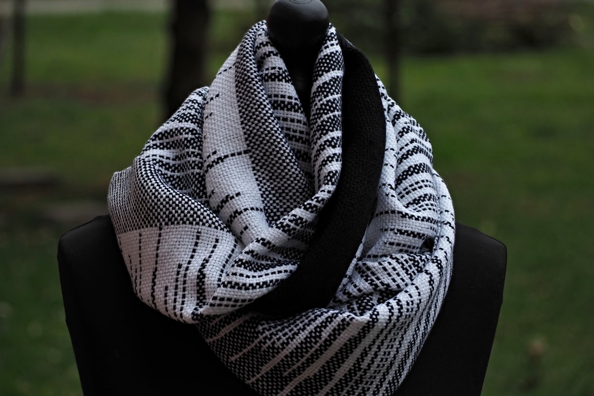 RUČNĚ TKANÁ ŠÁLA - PLÉD - ANGELIKA