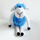 Modrá ovečka (22,5 cm) - na objednávku