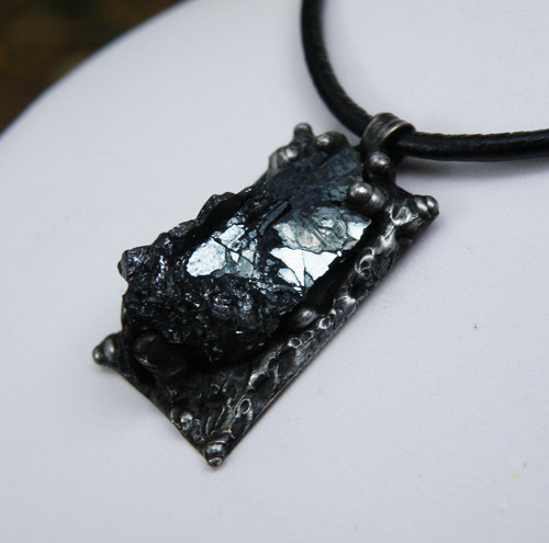 Surový Hematit - pánský šperk