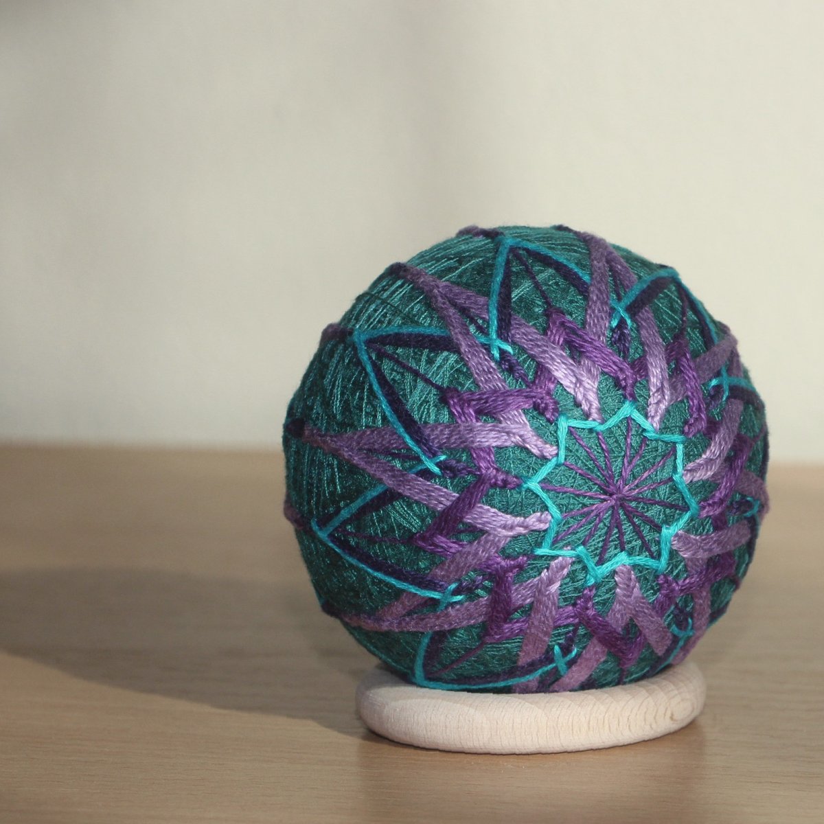 Temari míček dekorace