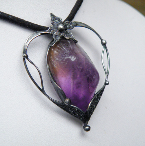 Fialkové srdce...(ametrín)