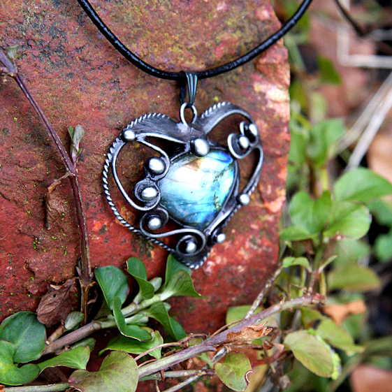 Arabela - Labradorit + Náušnice ZDARMA...