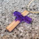 jasanový kříž - purpurový
