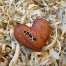 zašívané srdíčko - ebiara