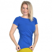 Řasené tričko ALA / modrá classic