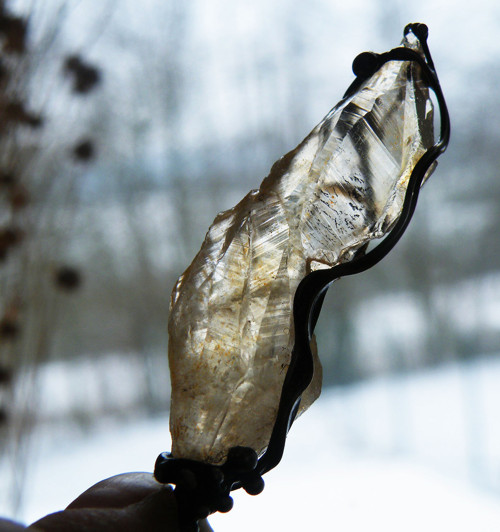 Zlatý krystal...(pálený citrín)