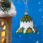 Vánoční ozdoba - zvonek do zlata