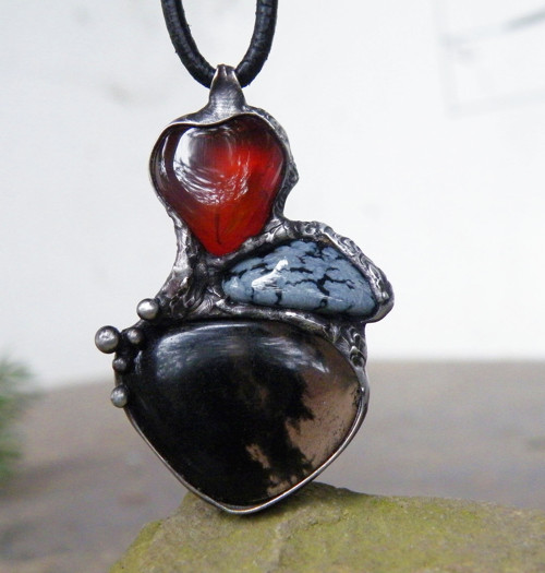 Trinity...(obsidiány, achát)