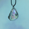 Duha...(křišťál aqua aura) náhrdelník