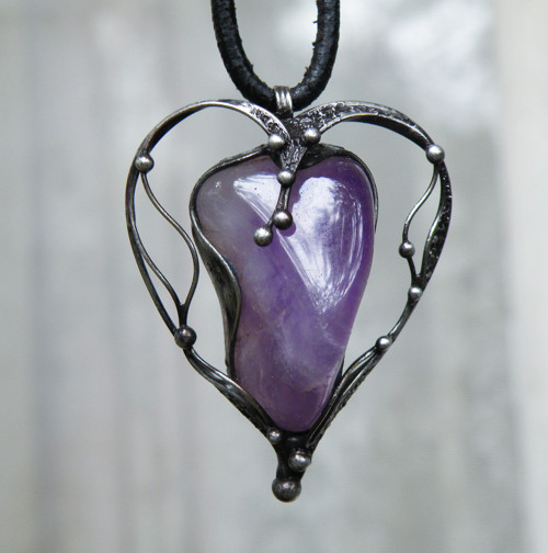 Tiché srdce...(ametyst)