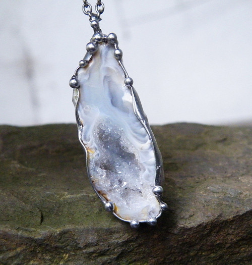 Sněžný...(peříčkový achát)