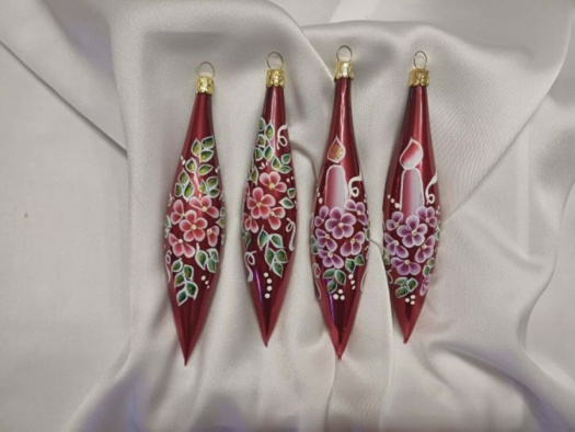 Vánoční ozdoba raketa