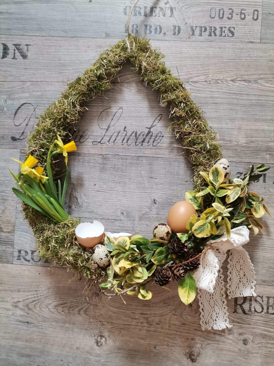 Jarní věnec ala velikonoční vejce 