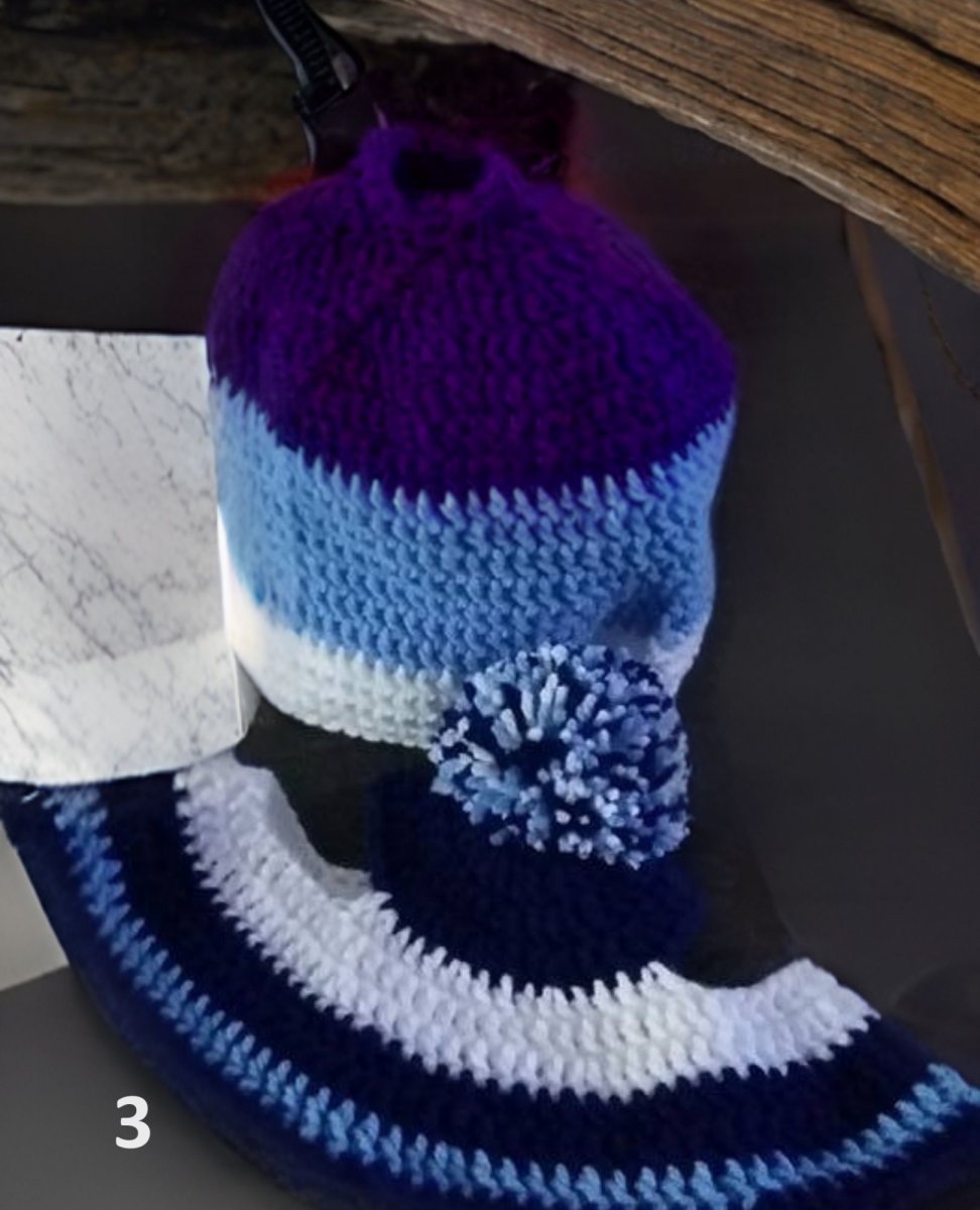 Háčkovaný set pro koně a jezdce