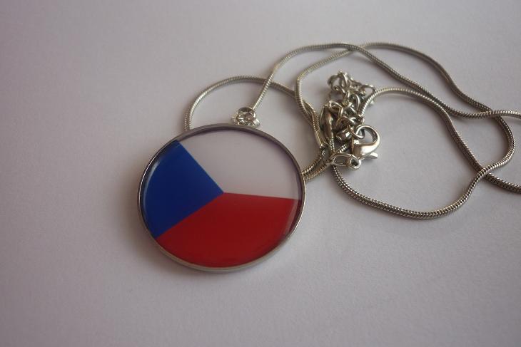 Přívěsek na řetízku Fandíme našin