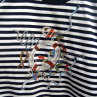 Malované triko námořnické s kruhem(XS-XXL na objednávku)