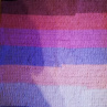 Měkký pletený přehoz puffy (fialová)