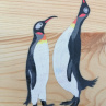 Stolička s tučňáky