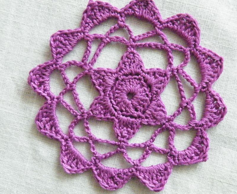 fialové prostírání - kus